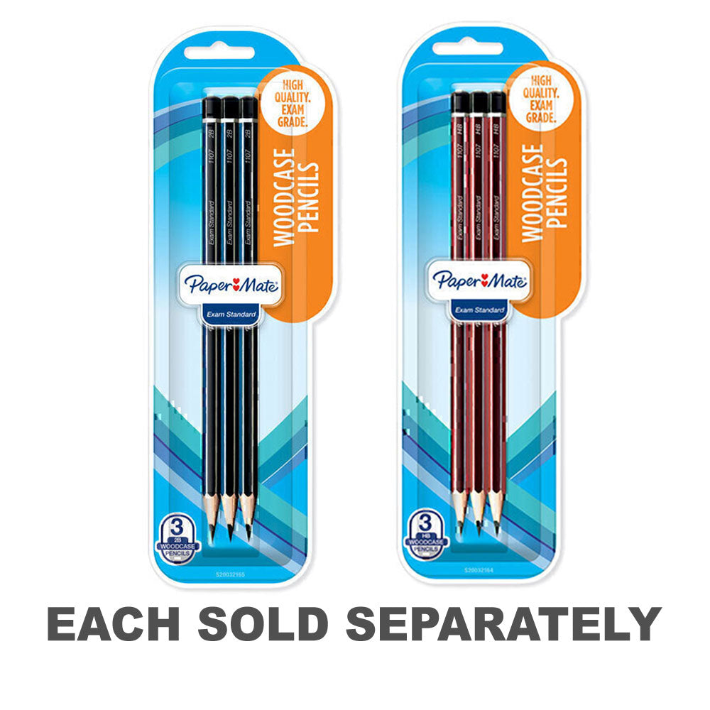 Paper Mate Woodcase Crayer Tri-pack (boîte de 12)