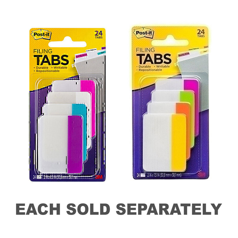 Tabs de classement post-it 50x38mm 24pk (boîte de 6)