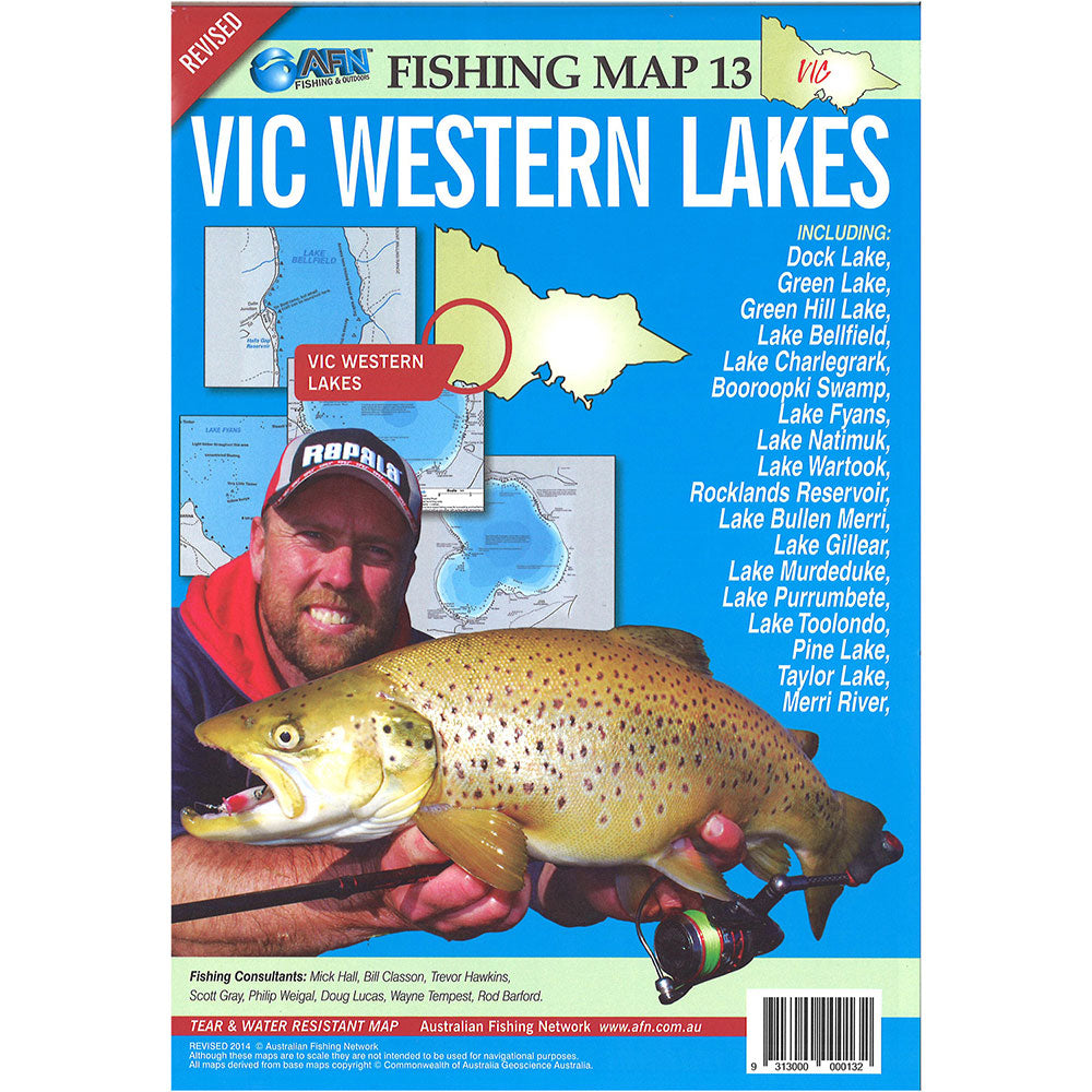 Vic Western Lakes Carte