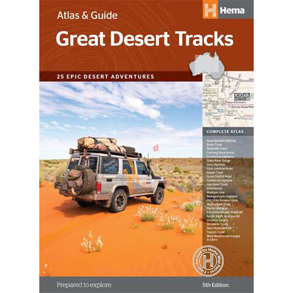 Hema Great Desert Tracks Atlas & Guide (5e édition)