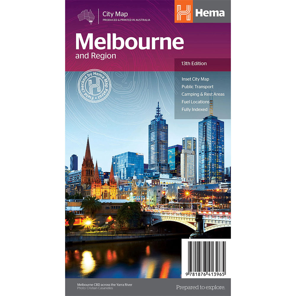 Hema Melbourne et carte de la région