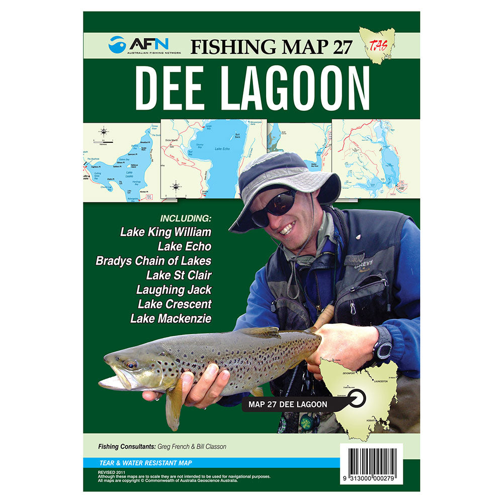 Tasmania Dee Lagoon Carte