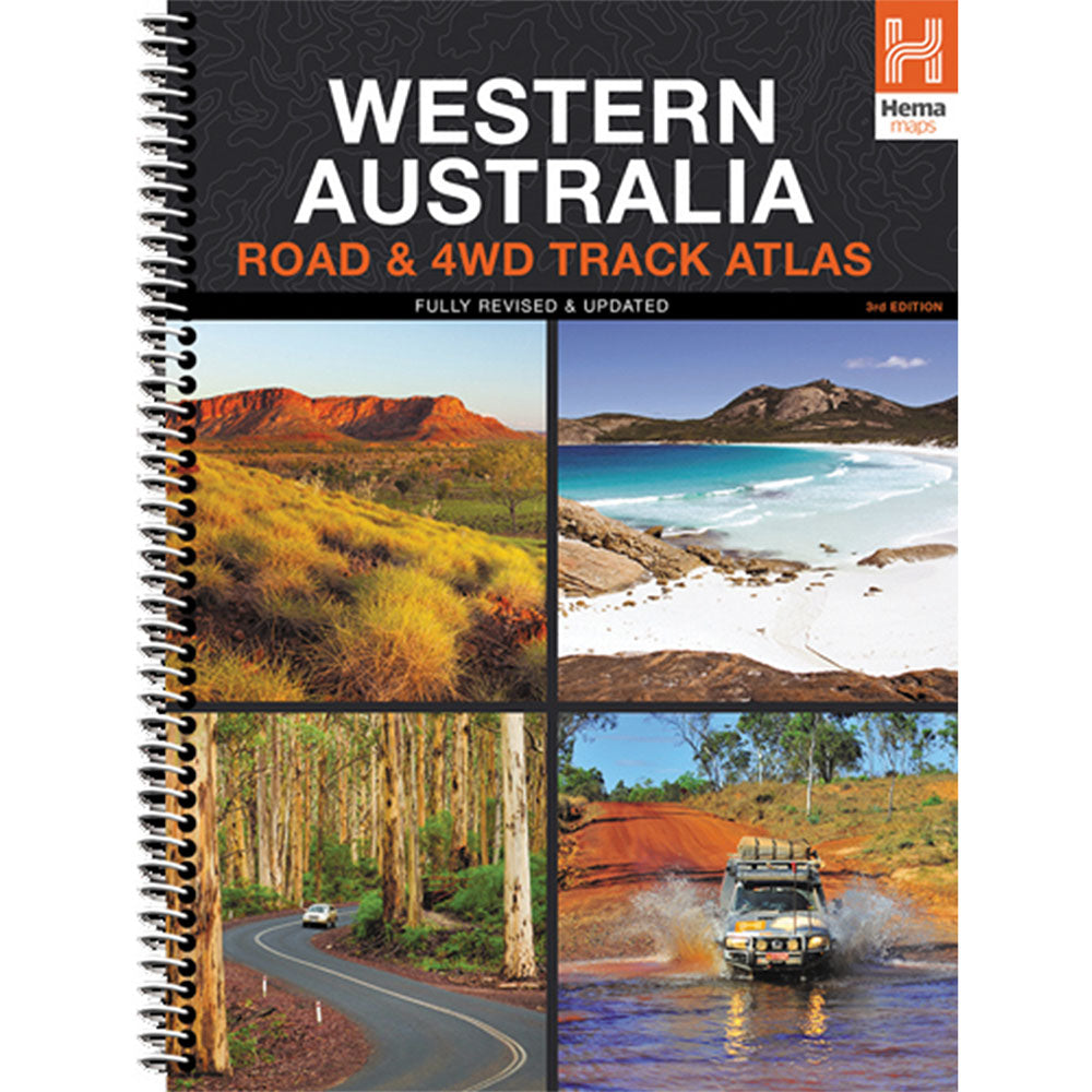 Hema Western Australia Road et 4 roues motrices Atlas
