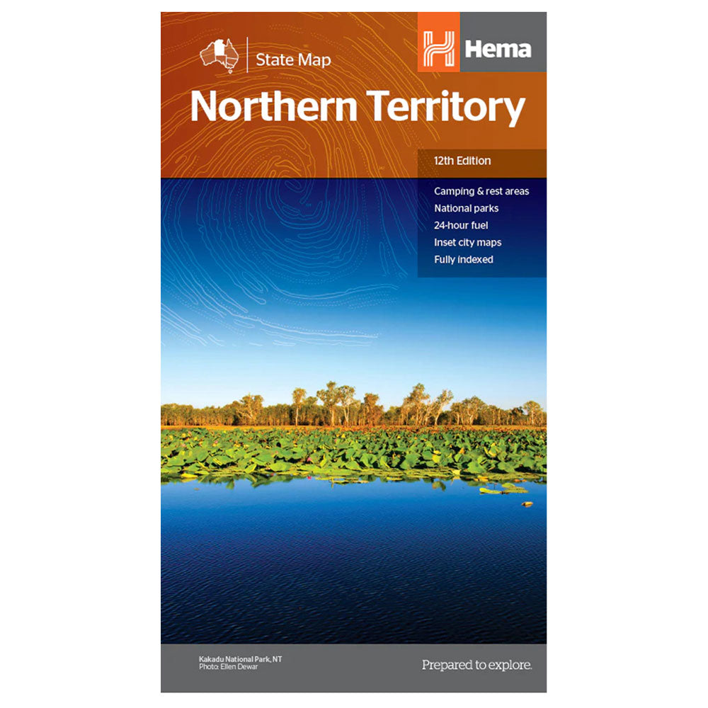 Hema Northern Territory State Map 12e édition