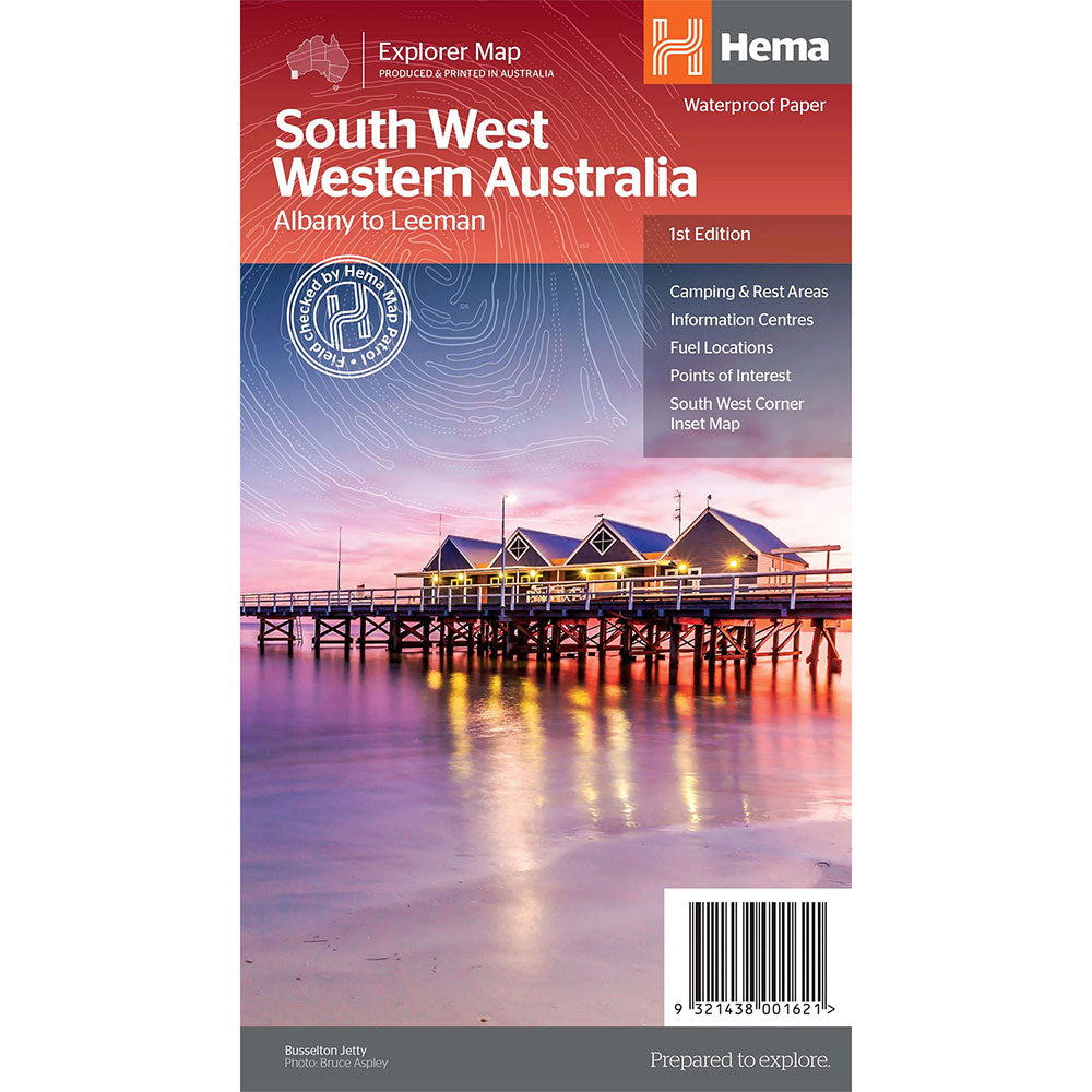 Hema South West W.A Carte