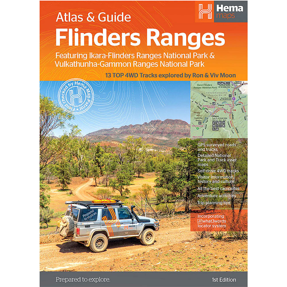 Hema Flinders Ranges Atlas & Guide 1ère édition