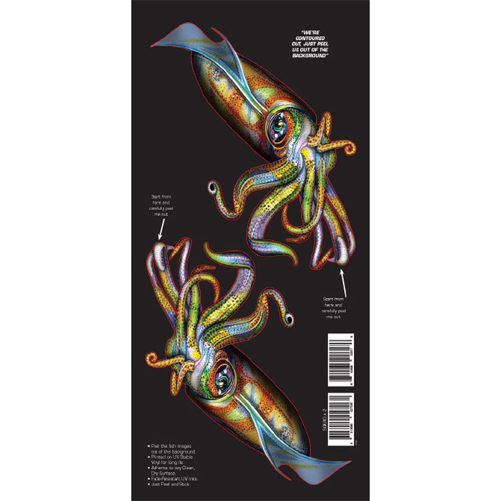 Squid Retro Style Double Boat Sticka (Small)