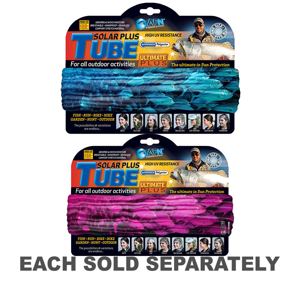 Tube solaire plus avec imprimé de poisson scolaire