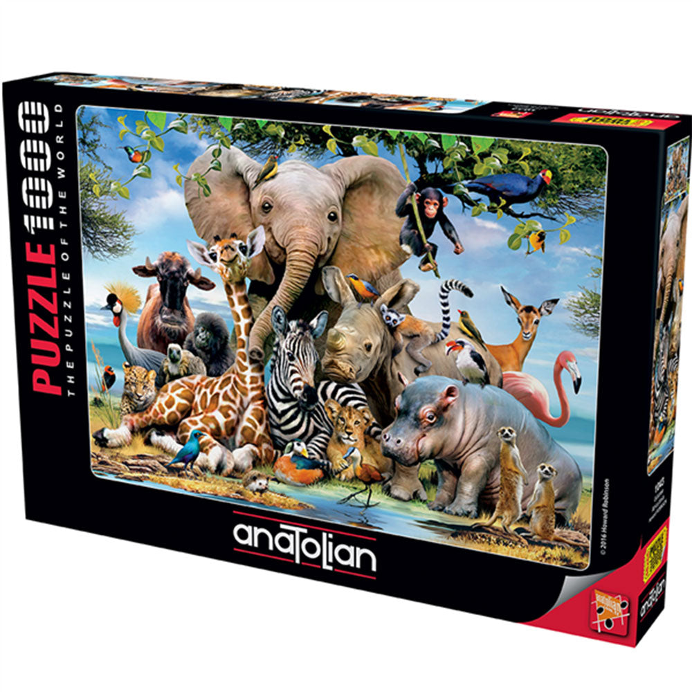 Afrique anatolienne Smile Puzzle de puzzle 1000pcs