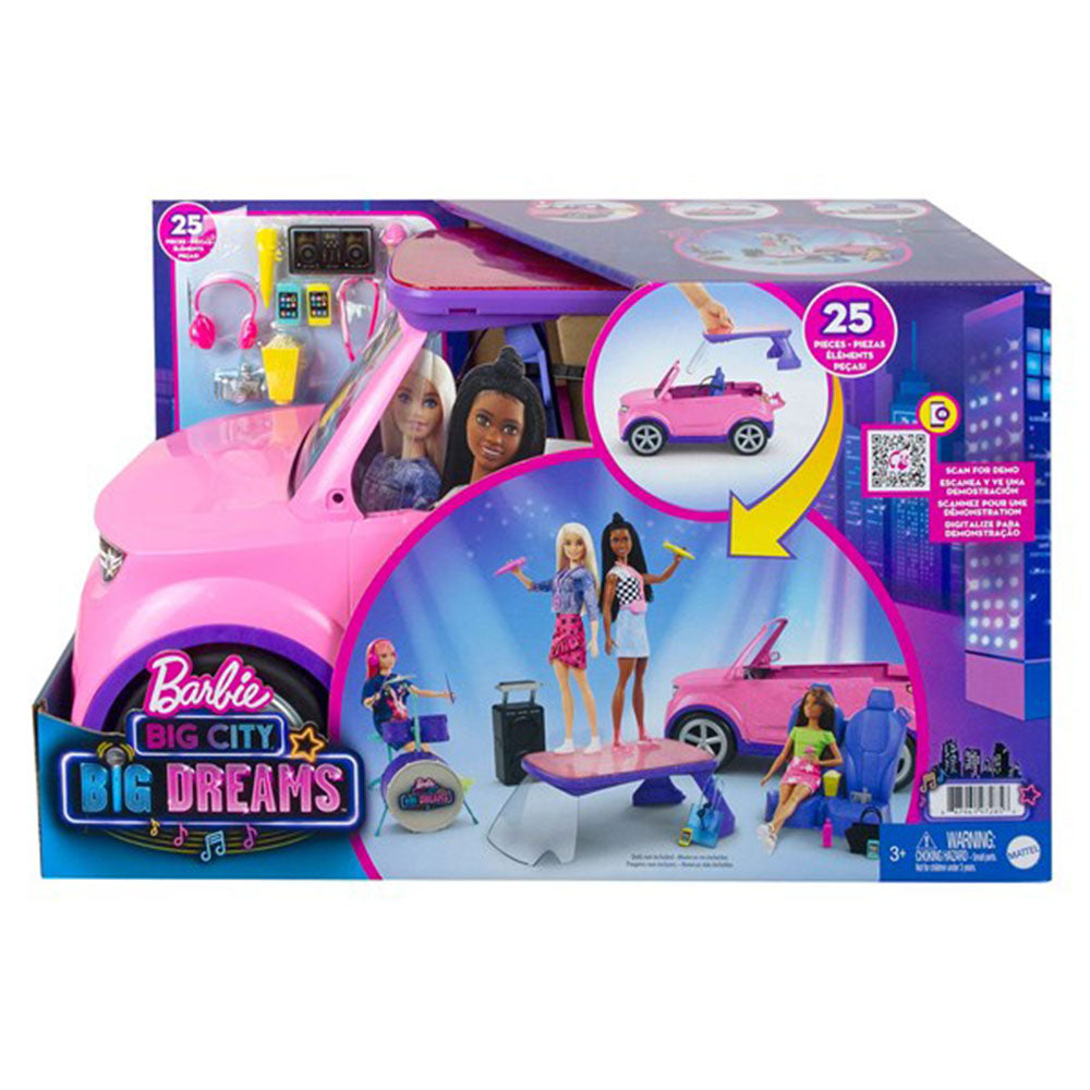 Barbie Big City Big Dreams Véhicule Playset 25pcs
