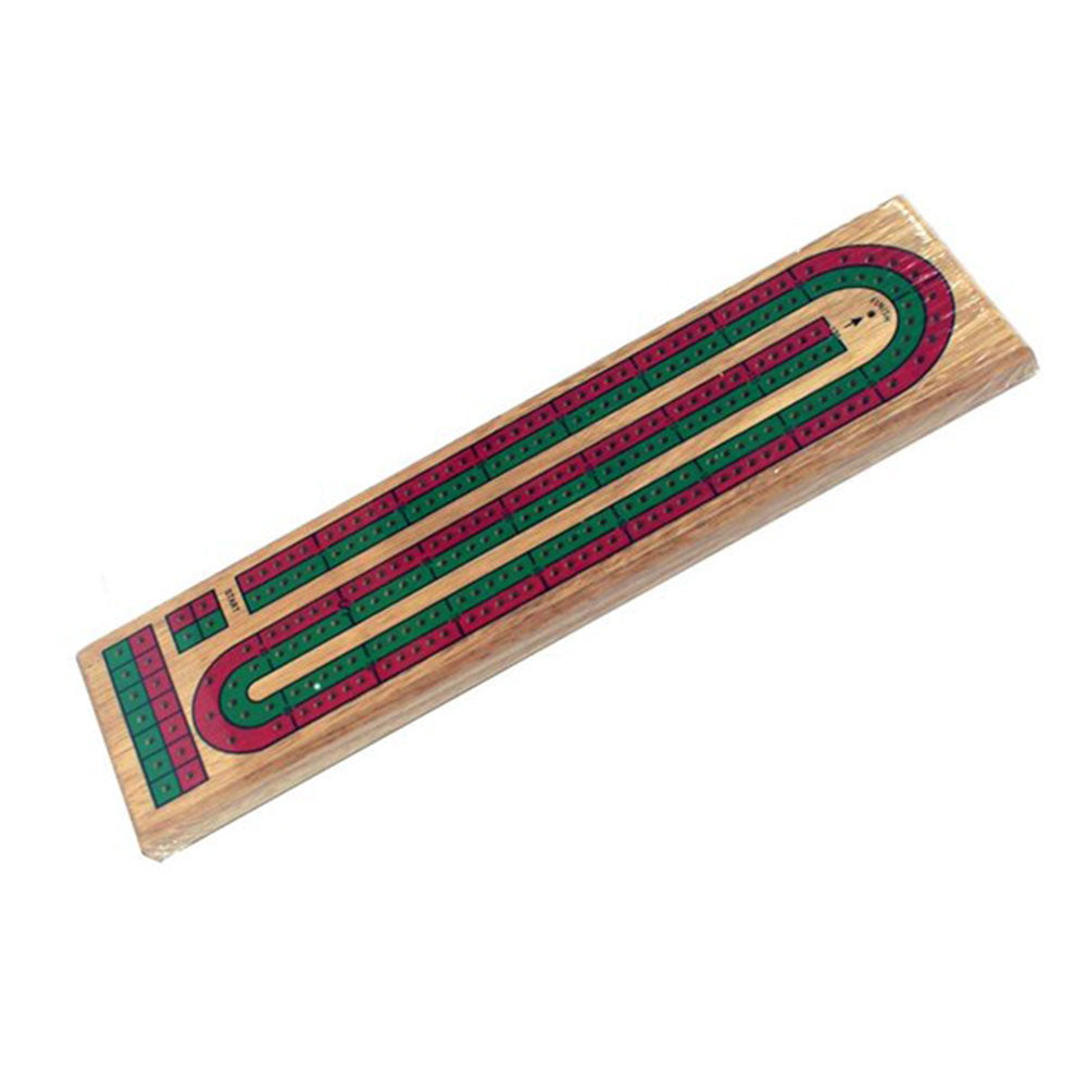 Jeu de plateau de bois de Cribbage à deux pistes
