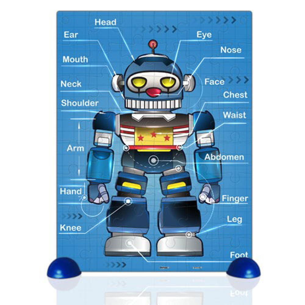 Pinto Plastic Robots Puzzle 48pcs
