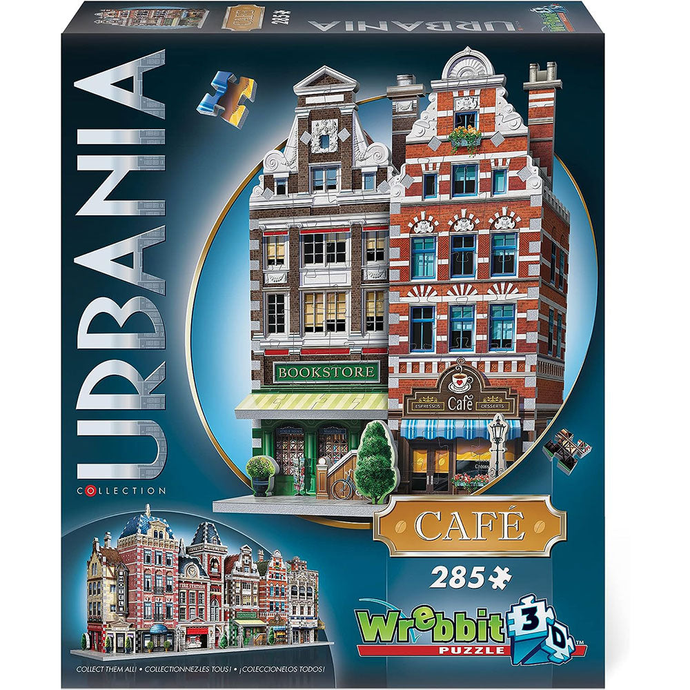 Wrebbit 3d Urbania Collection Cafe Puzzle 285pcs