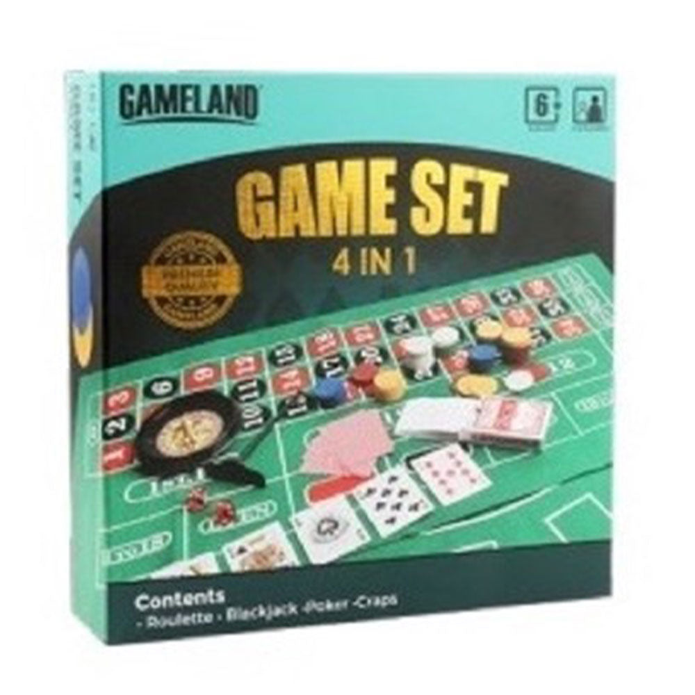 Set de jeu Casino 4-en-1