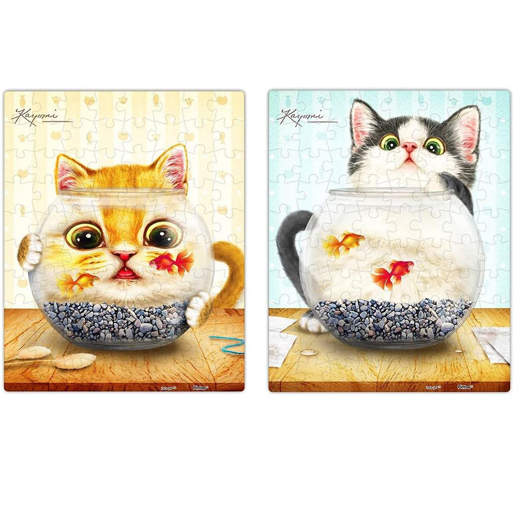 Curious Kittens combo puzzle Puzzle Set 80pcs
