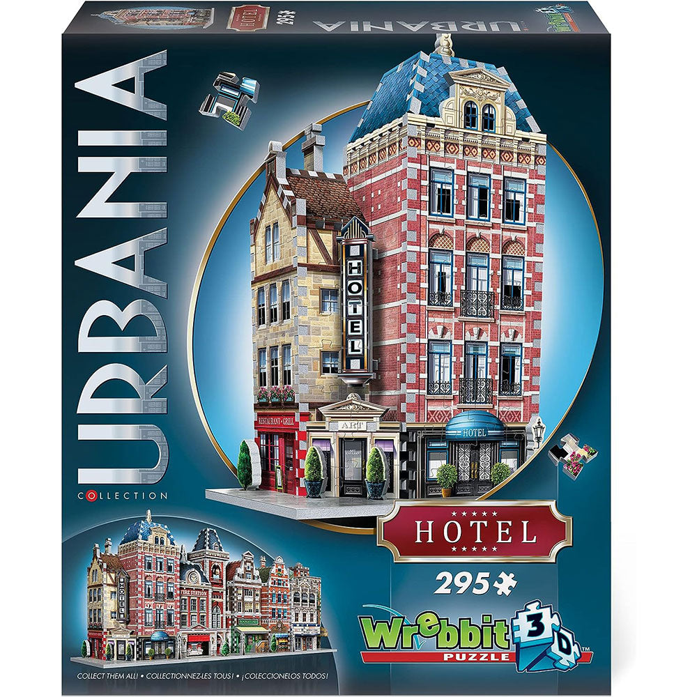 Wrebbit 3d Urbania Collection Hotel Puzzle 295pcs