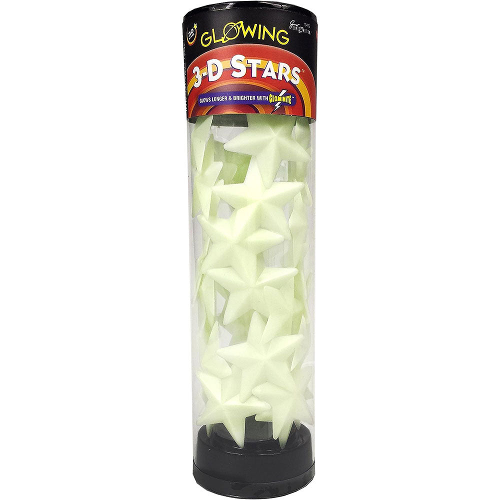 Grands explorations étoiles 3D brillantes dans un tube