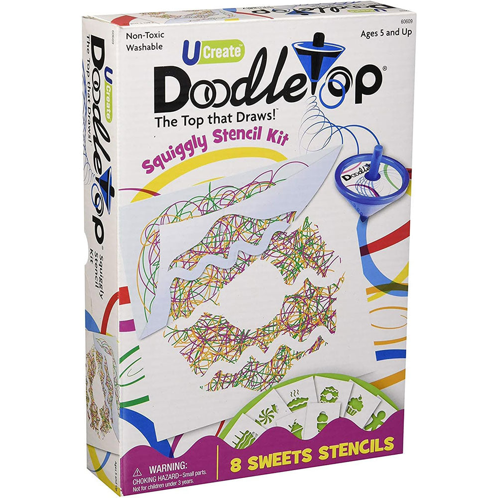 Kit de pochoir swingbly sweets doodletops sweets