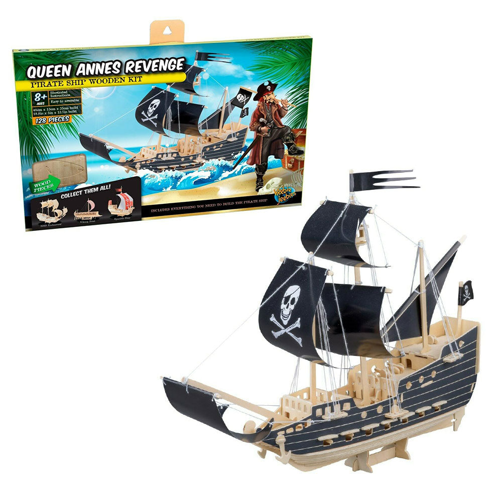 Queen Annes Revange Pirate Ship en bois kit