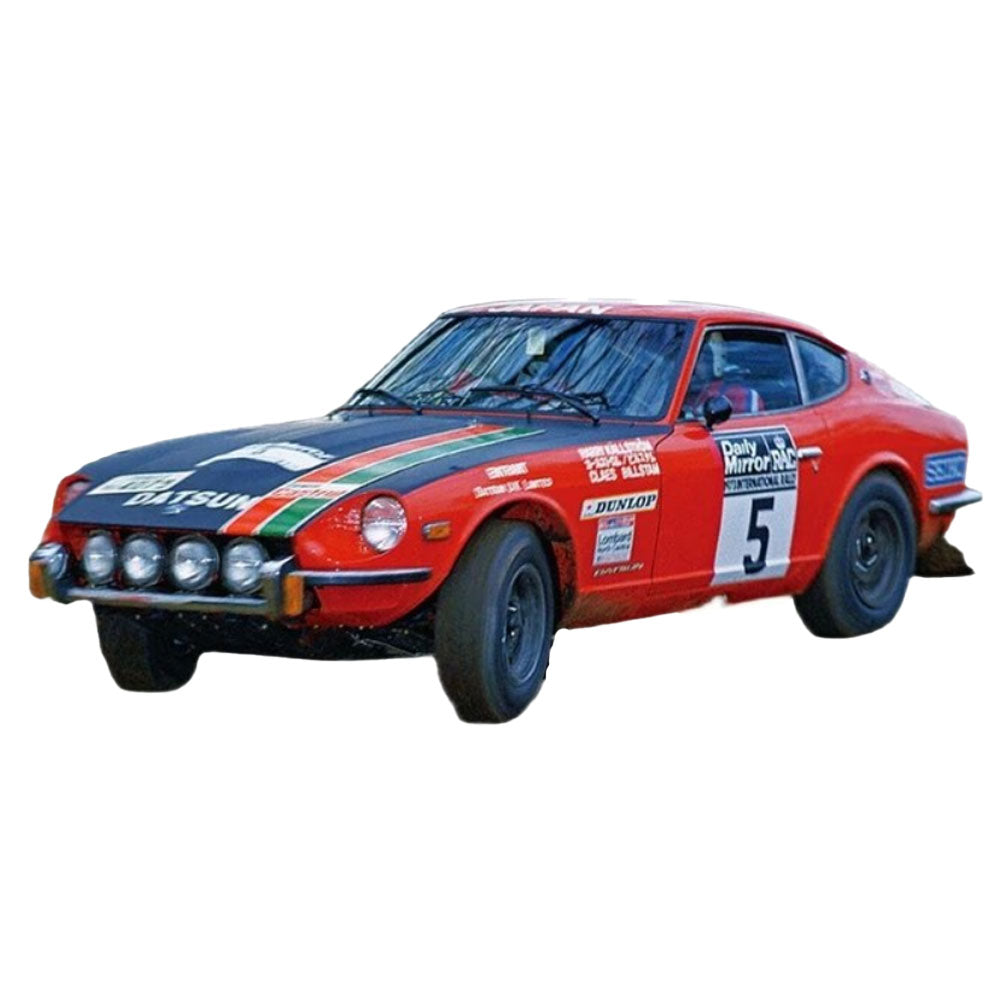 Datsun Fairlady 240z 1973 RALAL RALLY 1/24 Modèle de voiture à l'échelle