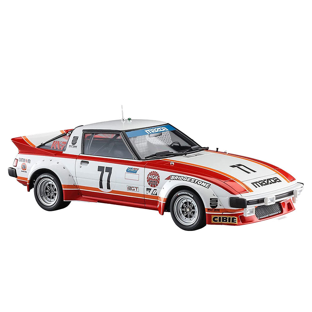 Mazda Savanna RX-7 1979 Daytona Car n ° 77 1/24 Modèle à l'échelle