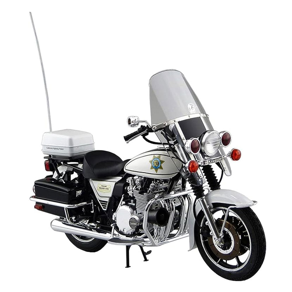Aoshima Kawasaki KZ1000P Police1000 Bike 1/12 Modèle