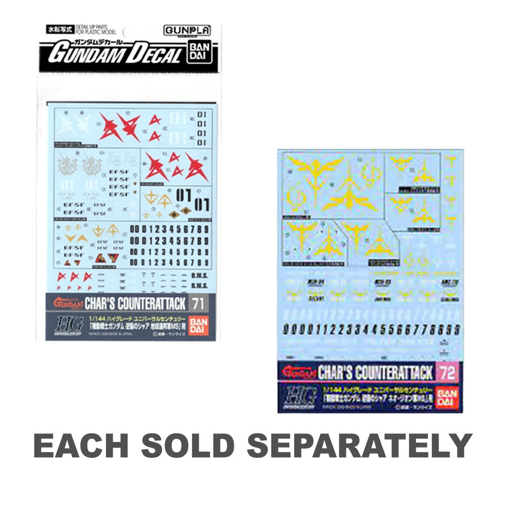 Modèle de contre-attaque de Chardam Chars Gundam