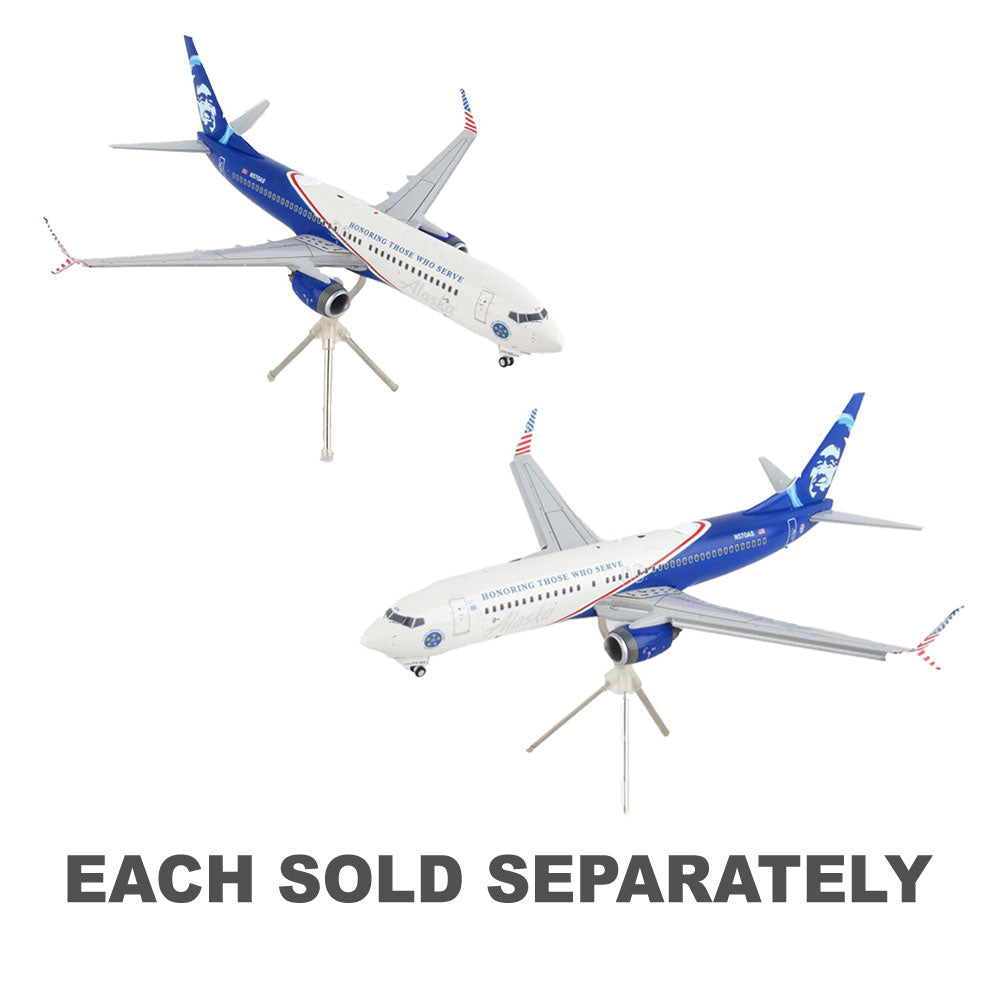 Alaska Airlines B737-800 N570AS 1/200 Planifier le modèle