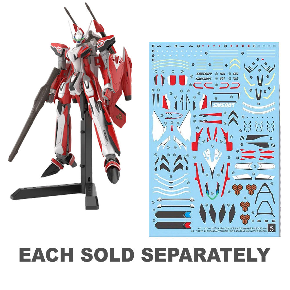 HG YF-29 Durandal Valkyrie Alto Saotome 1/100 Échelle