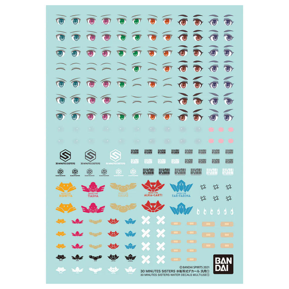 Bandai 30ms Water Multiuse Decals 2