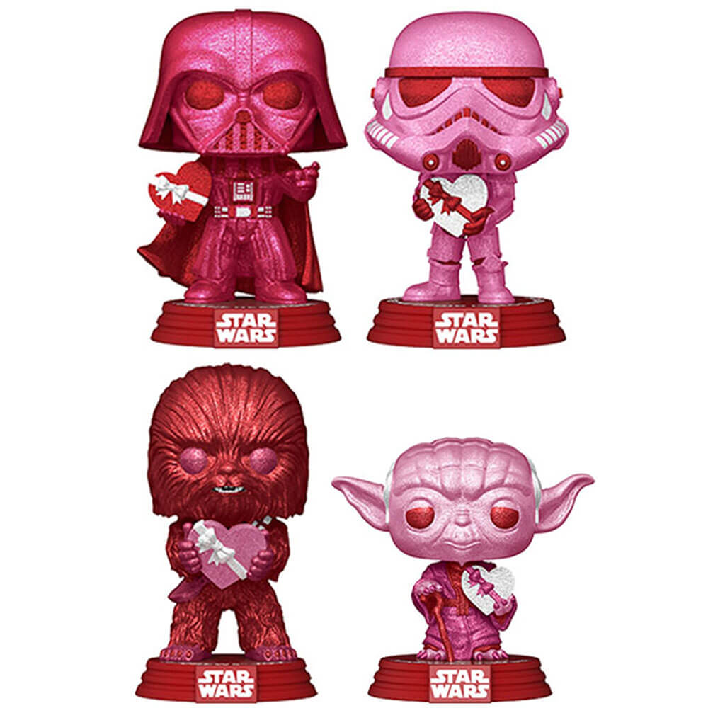 Star Wars Valentine US exc. Pop de paillettes de diamant! Vinyle 4pk