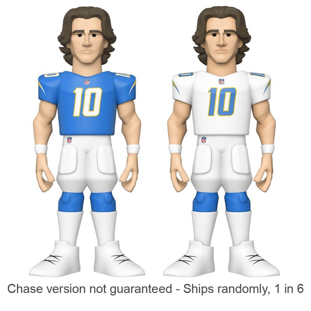 NFL: Justin Herbert Vinyl Gold Chase Ships 1 sur 6