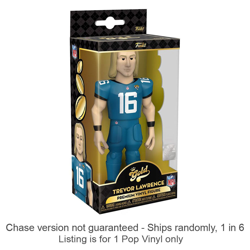 NFL: Jaguars Trevor Lawrence 5 "Vnyl Gold Chase Ships 1 sur 6