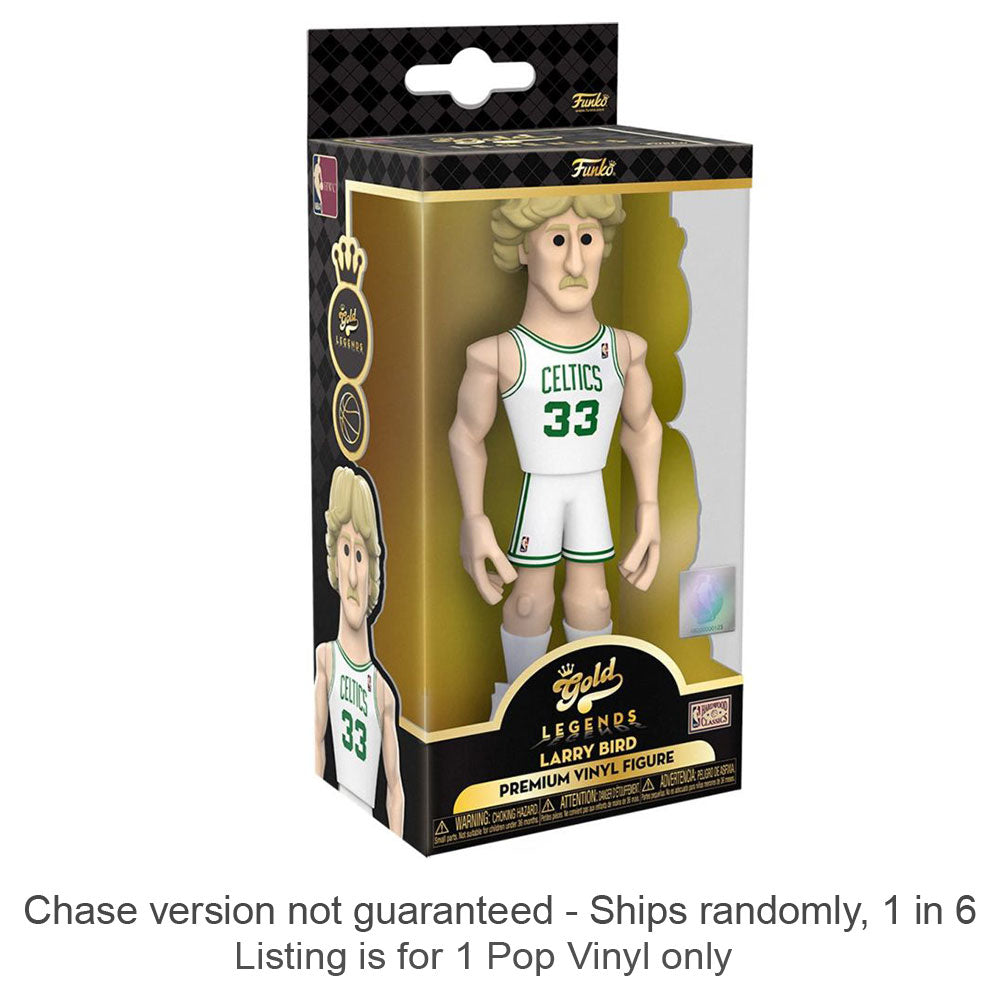 NBA Légendes: Larry Bird 5 "Vinyl Gold Chase Ships 1 sur 6