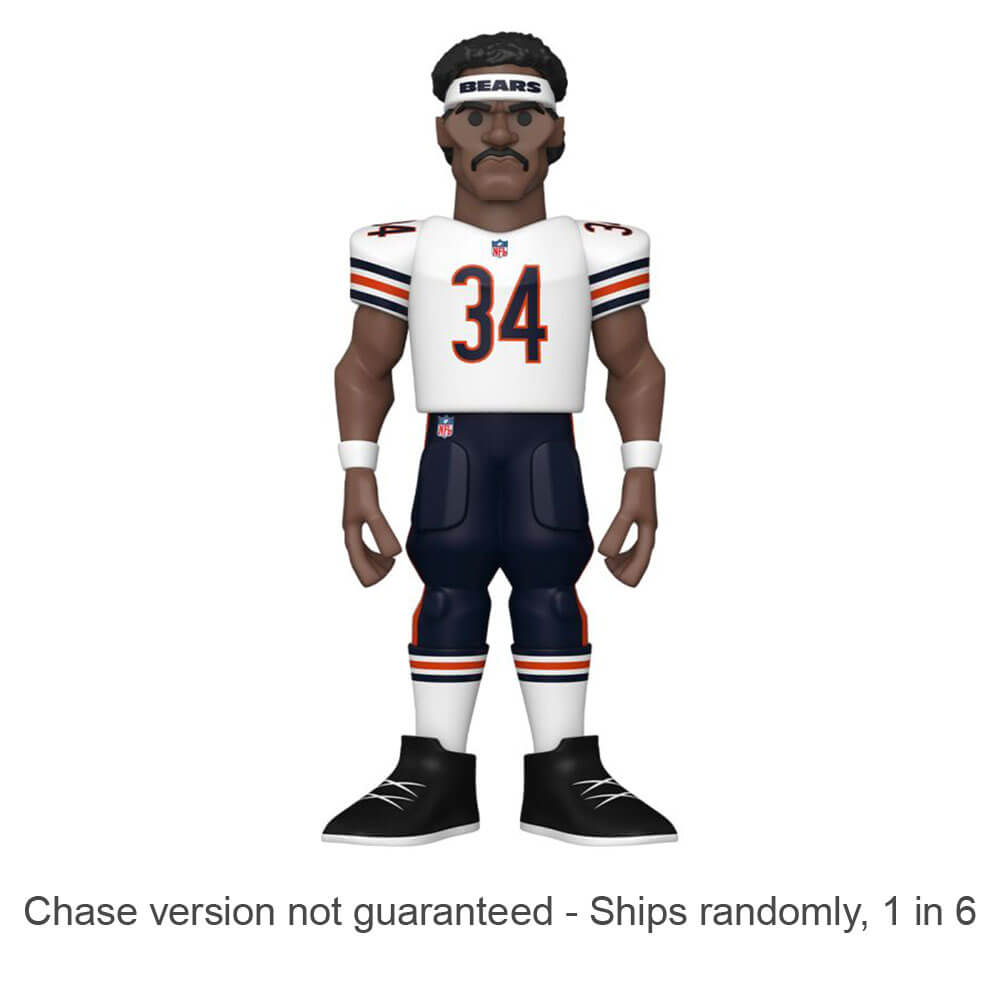 NFL Bears Walter Payton 12 "Vinyl Gold
