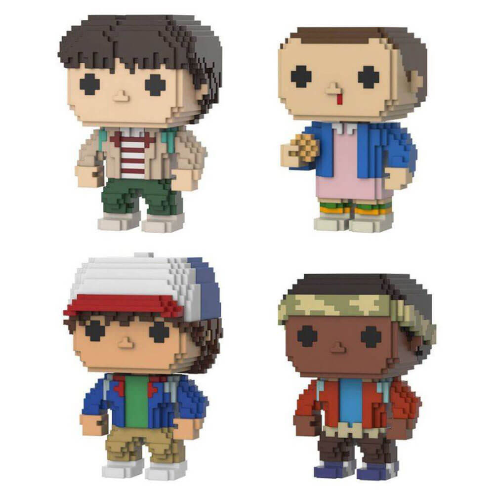 Stranger Things 8 bits enfants US Pop exclusif! Pack de 4