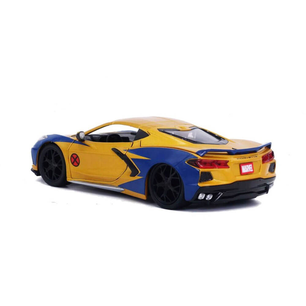 Marvel Comics Wolverine & 2020 Chevy Corvette 1:24 Échelle