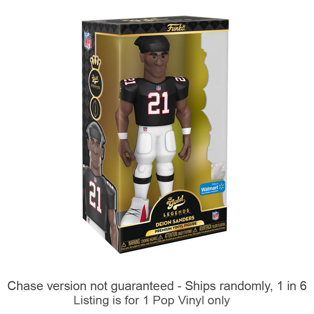 NFL DEION SANDERS US EX 12 "Vinyl Gold Chase Ships 1 sur 6
