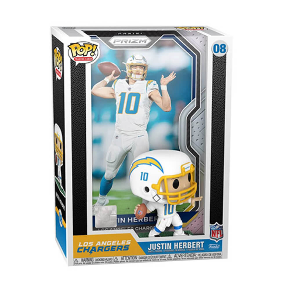 NFL Justin Herbert Pop! Cartes à collectionner
