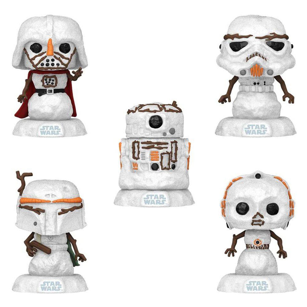 Star Wars Snowman Us Exclusive Pop! Vinyl 5 pack