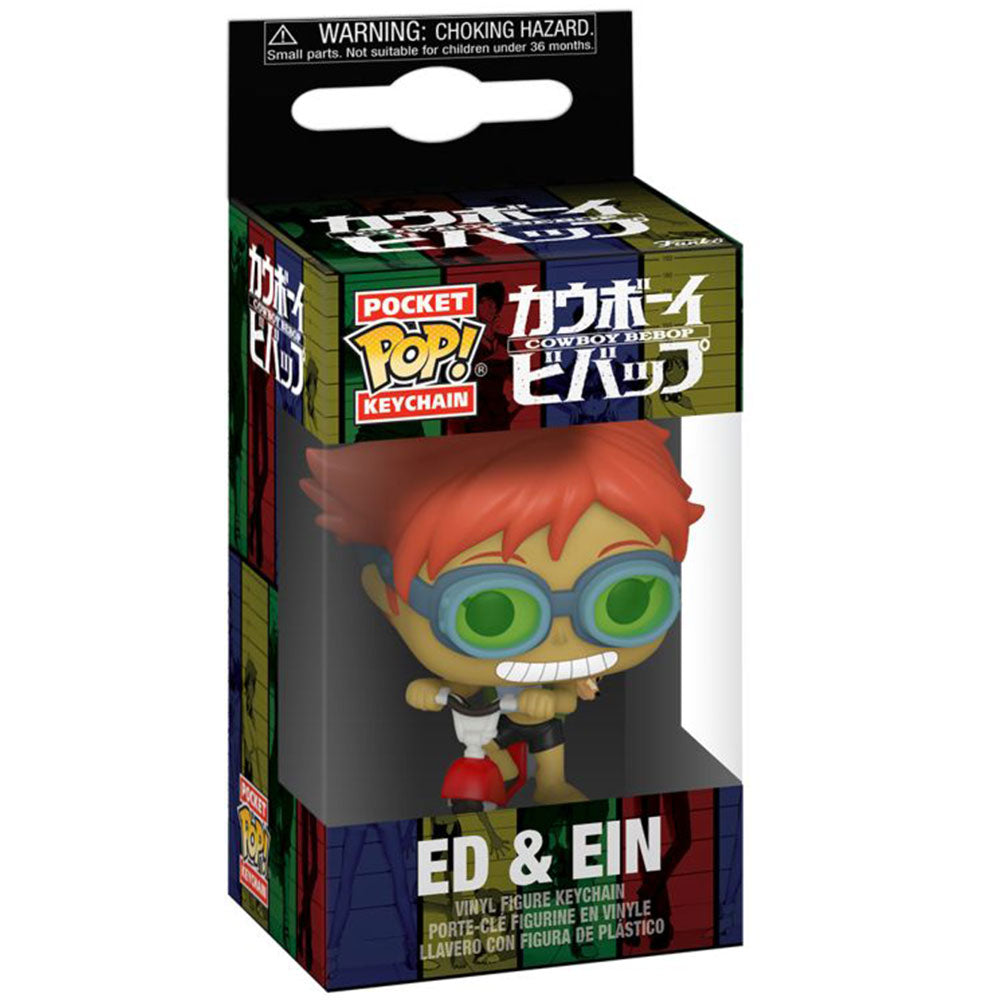 Cowboy Bebop Ed & Ein Scooter Pocket Pop! Porte-clés