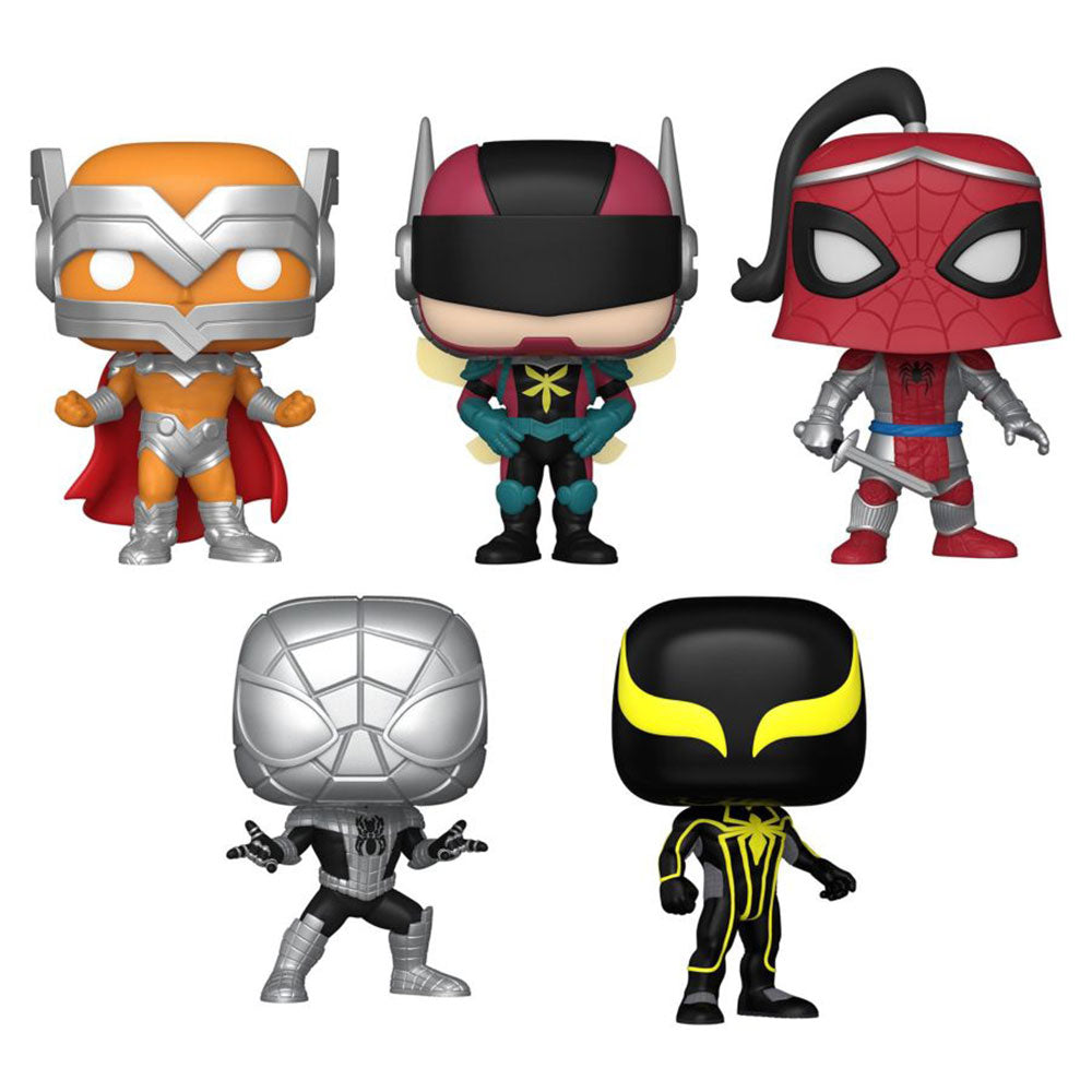 Année de Spider Spider-Man US exclusif Pop! Pack de 5