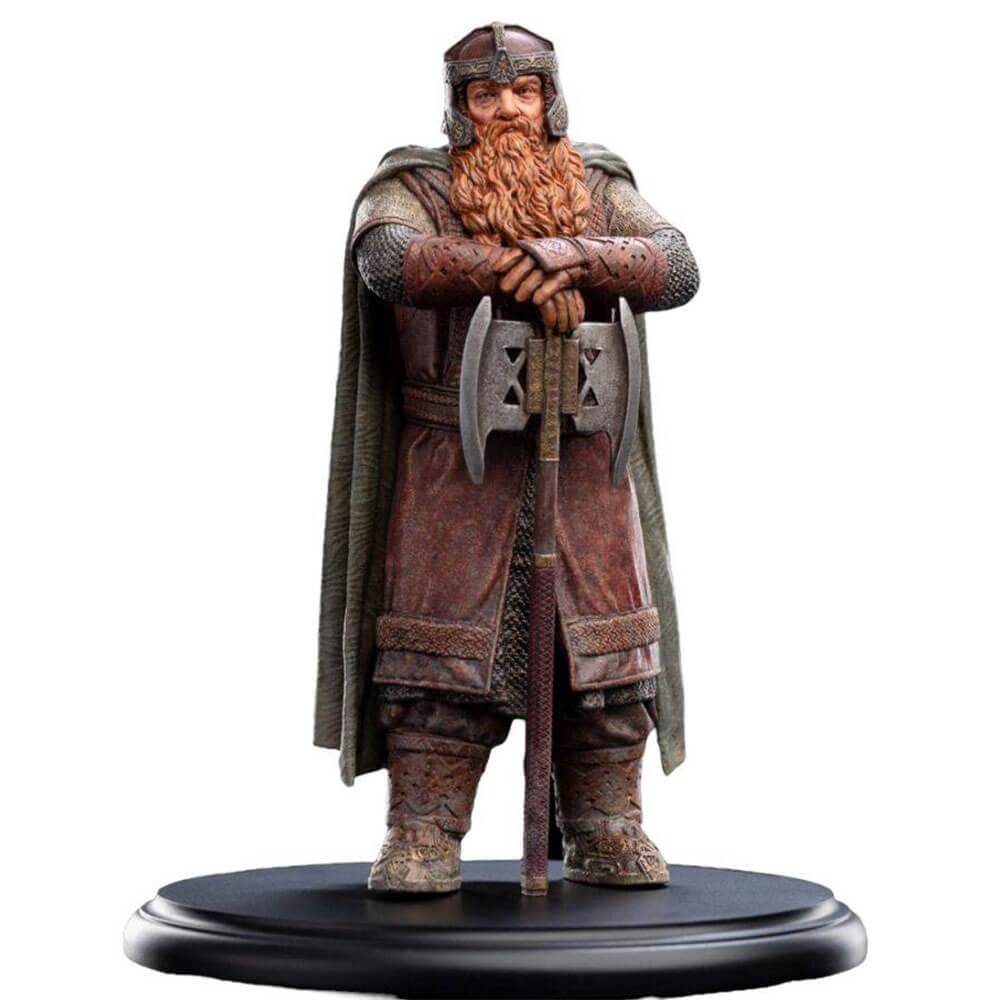 La statue miniature du Seigneur des Anneaux Gimli