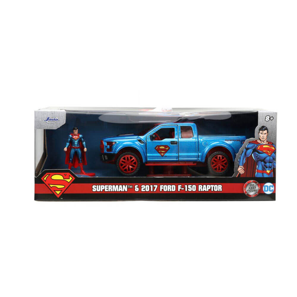 DC 2017 Ford F-150 Raptor avec Superman 1:32 Échelle