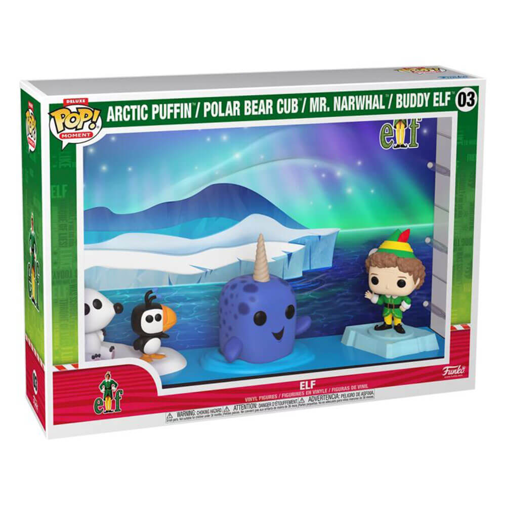 Elf Narwhal Scene Us Exclusive Pop! Moment Deluxe