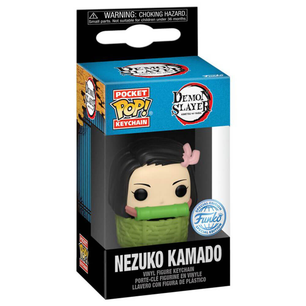 Demon Slayer Nezuko dans Basket Us Exclusive Pop! Porte-clés