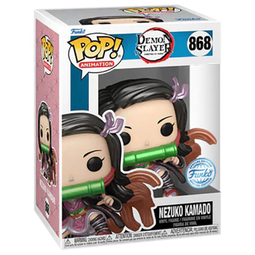 Demon Slayer Nezuko Kamado Metallic Us Exclusive Pop! Vinyle