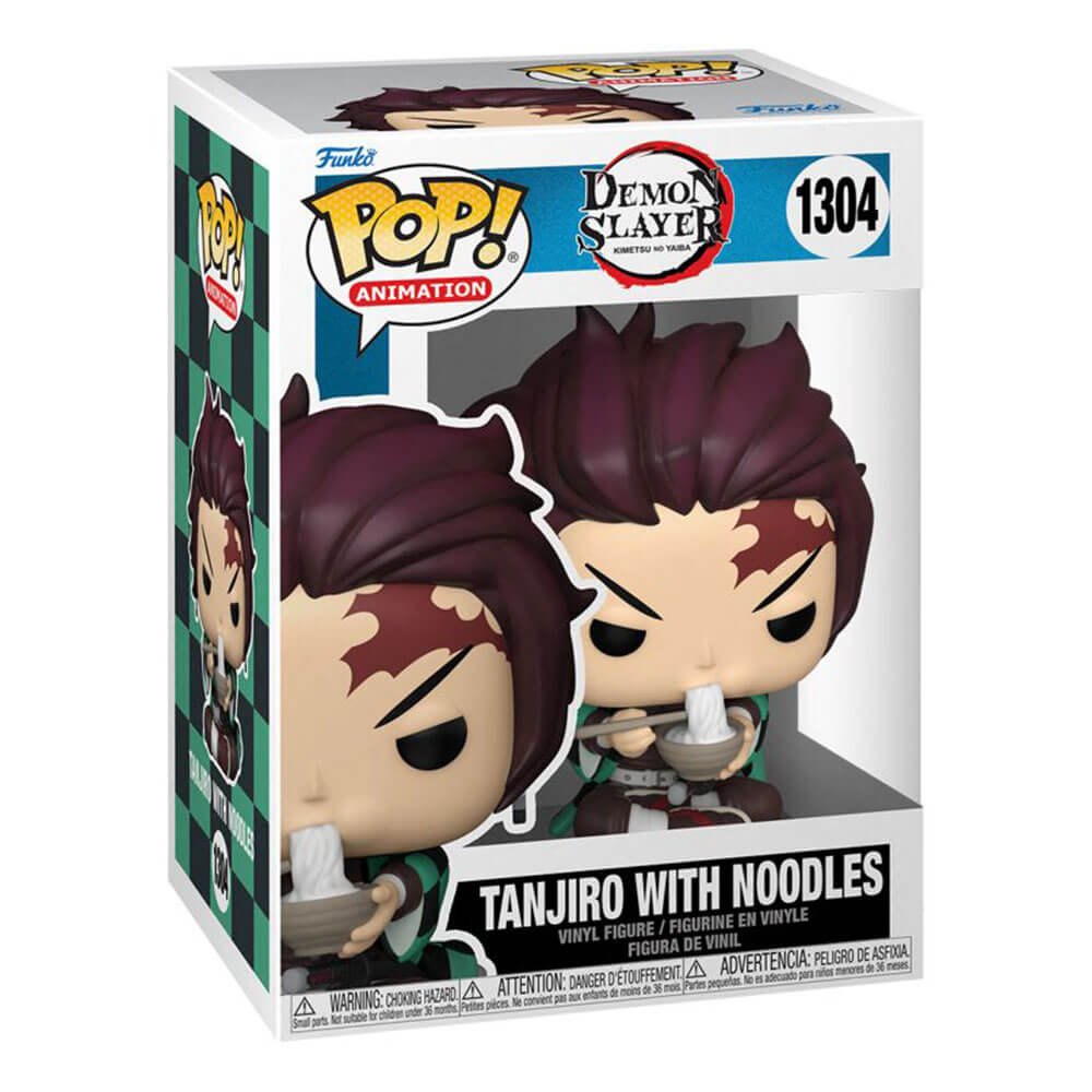 Demon Slayer Tanjiro avec nouilles pop! Vinyle