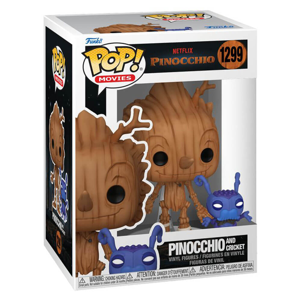 Pinocchio Pinocchio & Cricket Pop de Guillermo del Toro! Vnyl