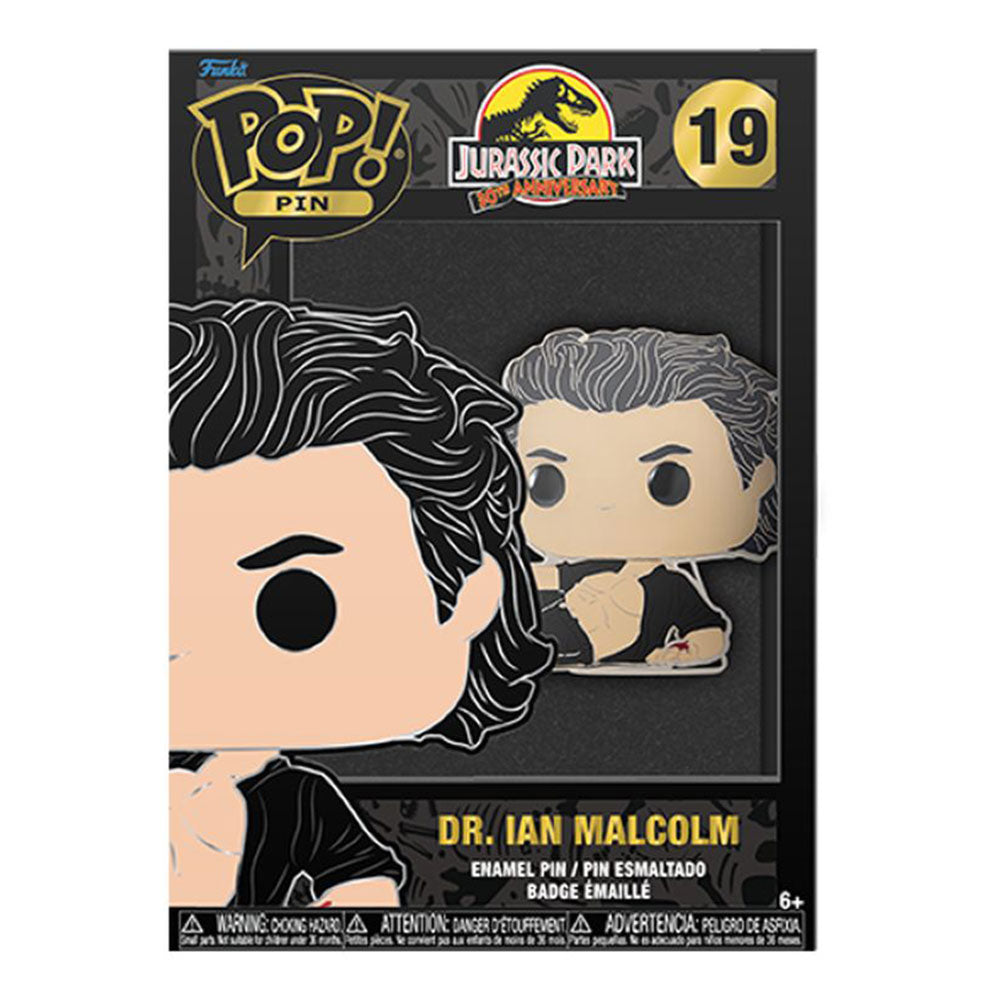 Jurassic Park Dr Ian Malcolm 4 "Email Pop! Pin!
